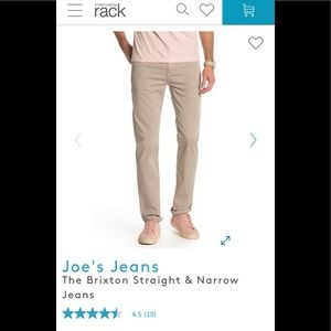 Joes jeans the Brixton straight and narrow